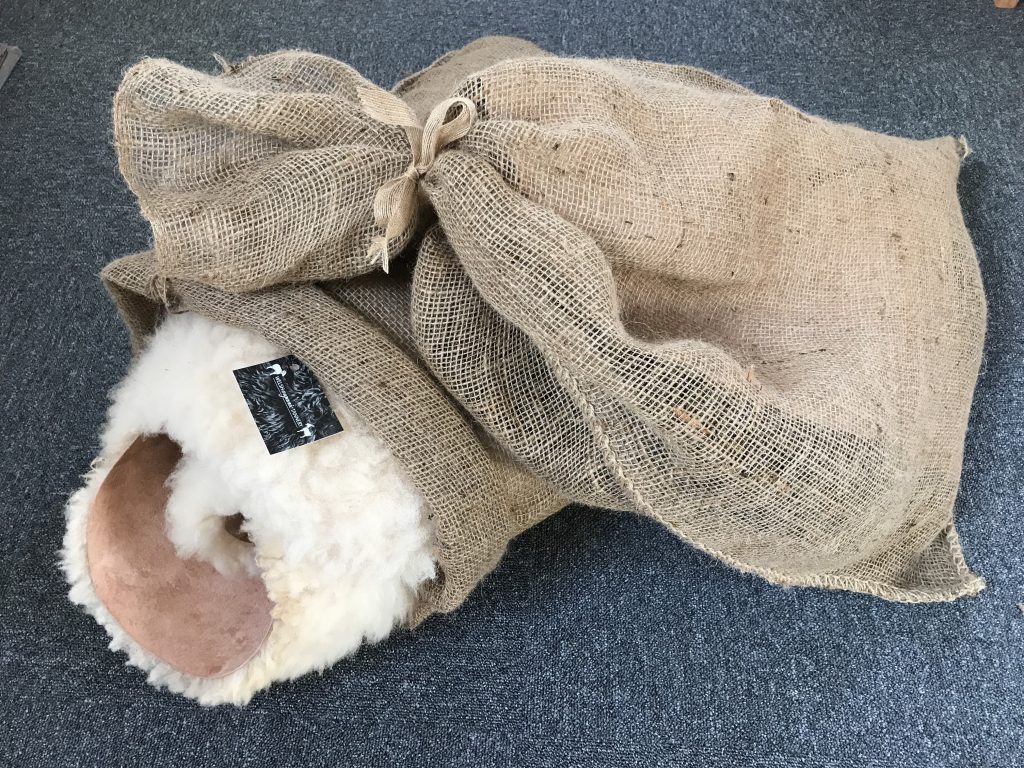 Large Hessian Gift Bag Welsh Organic Tannery Welsh Organic Tannery