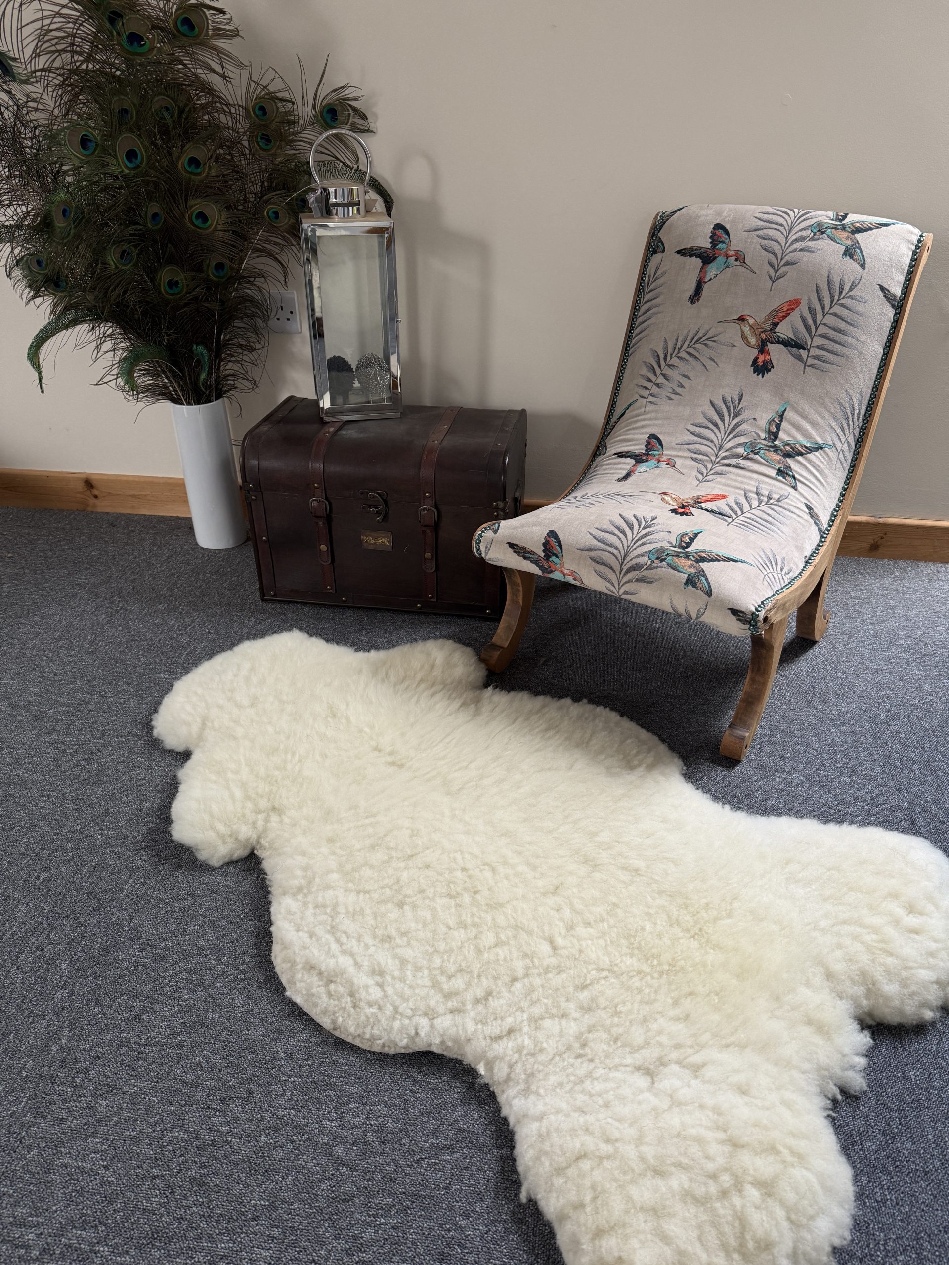 White Lambskin Rug - Large (Copy)